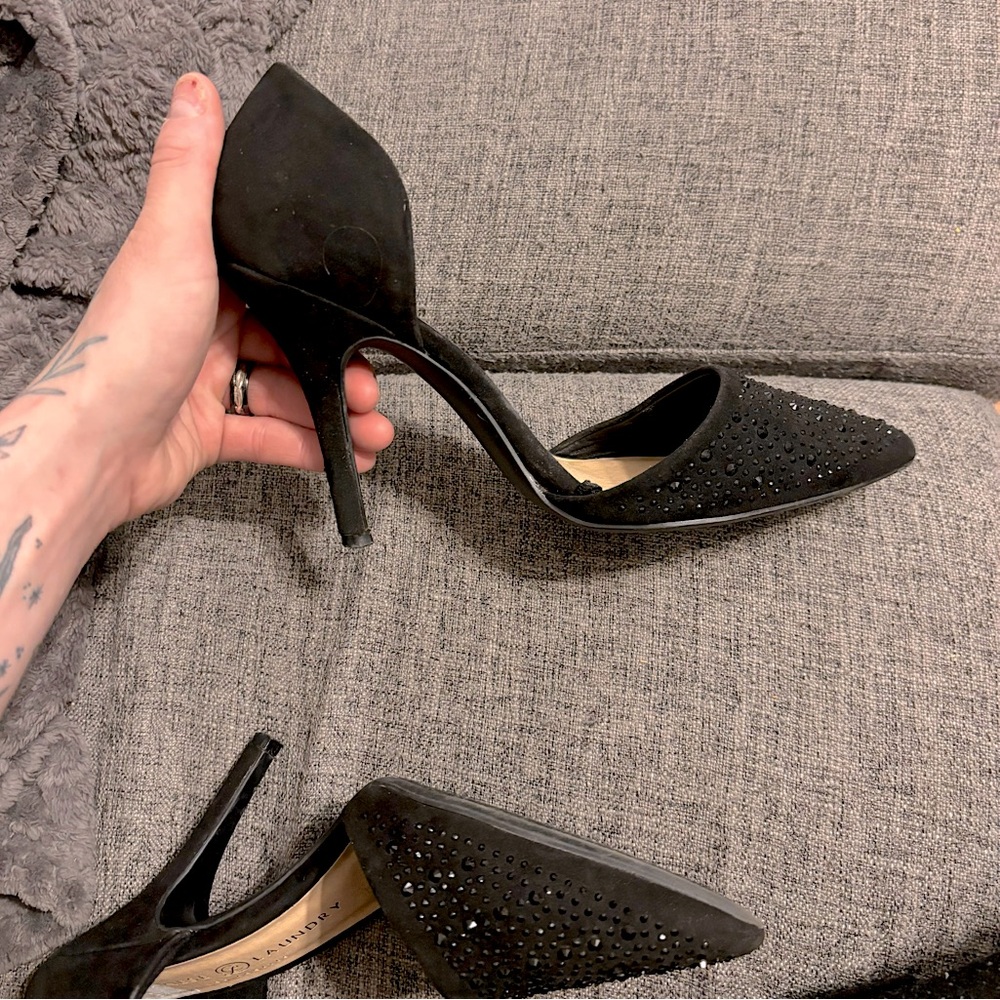 Black high heels